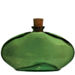 15.1 oz vintage green Egyptian oval