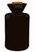 black funnel reed diffuser bottle