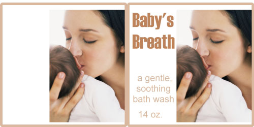 Custom Label - Baby Kiss