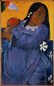 ArtScents  WomanwithMango - Gauguin