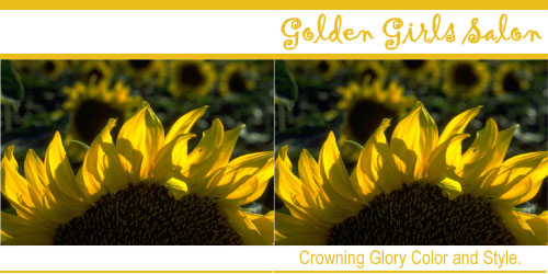 Custom Label - Sunflower Crown