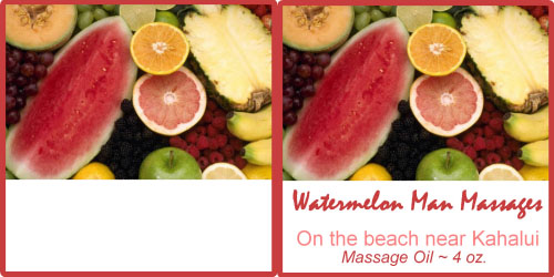 Custom Label - Watermelon and more